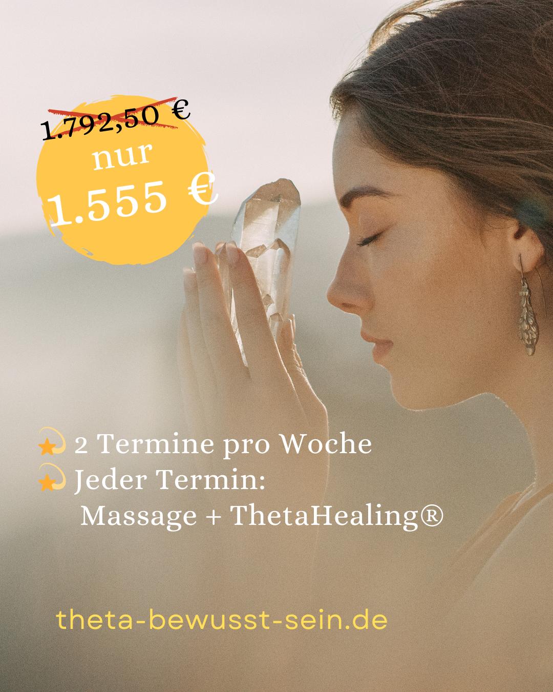 Verwöhnpaket Theta Healing 4 Verwöhnpaket Theta Healing 4